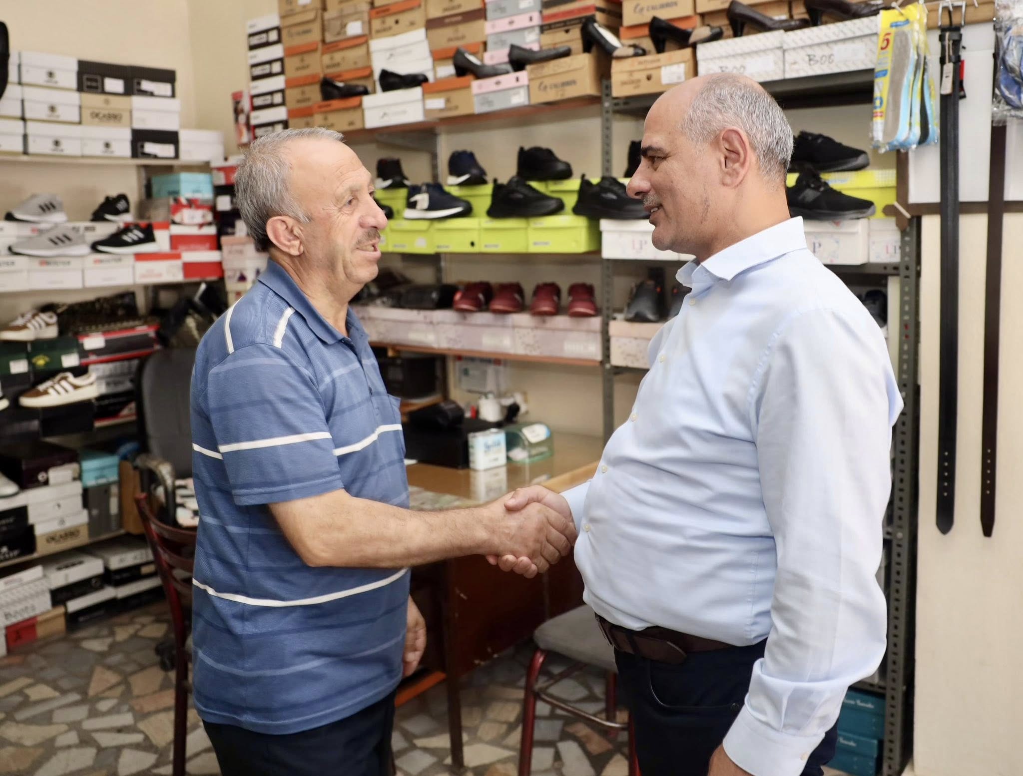 Bakan Stten Yukar Hereke Esnafna Ziyaret