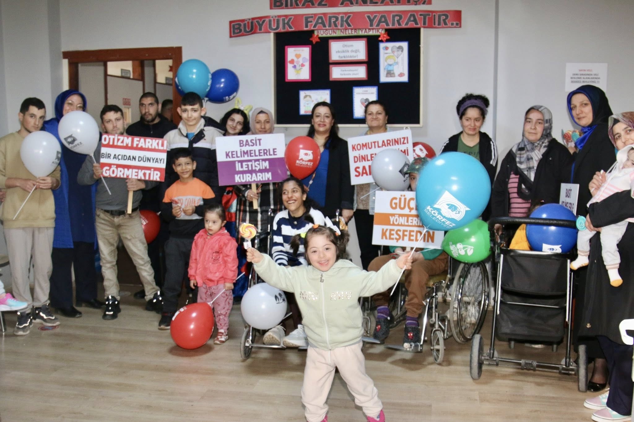 K�rfez Belediyesi �zel �ocuklar� Unutmad�