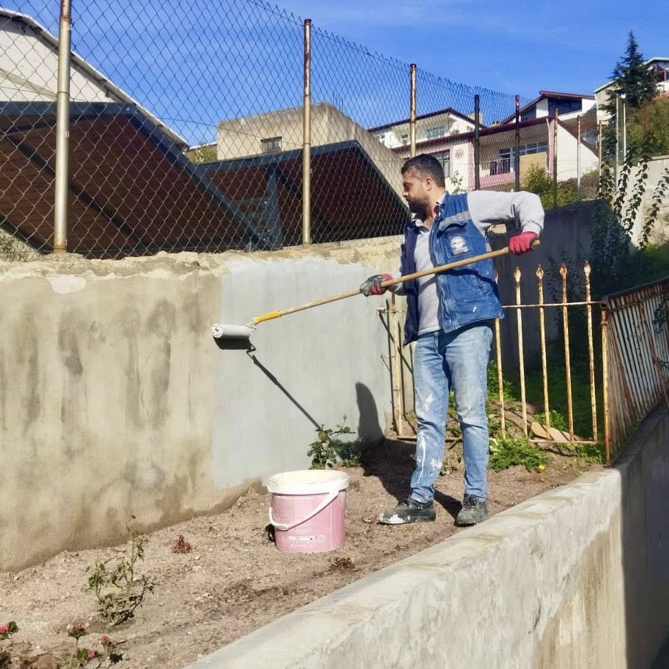 Krfez Belediyesinden Okullara Estetik Dokunu