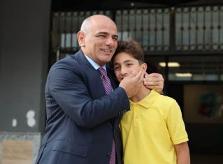 Ba�kan S���t, Haftaya ��rencilerle Ba�lad�
