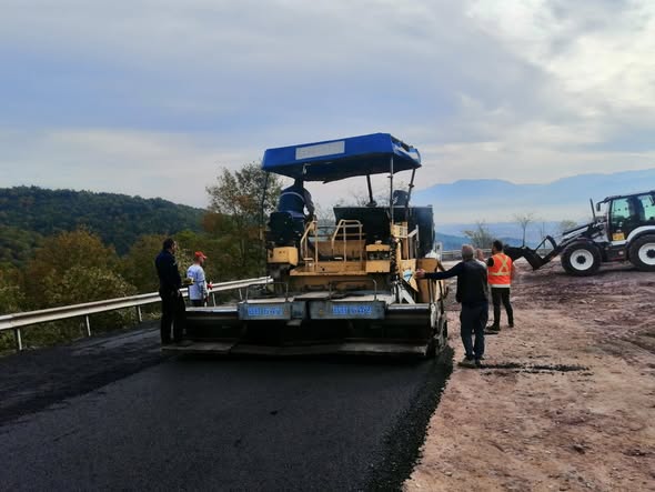 Krfezde Yol yiletirme almalar Devam Ediyor