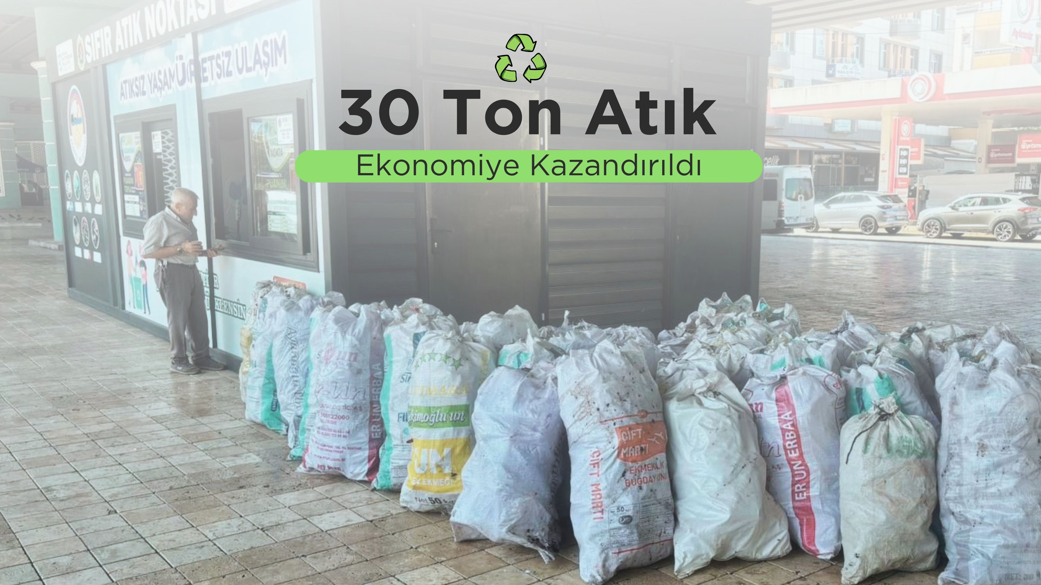 K�rfez?de "S�f�r At�k" Seferberli�i:�6 Ayda 30 Ton At�k Ekonomiye Kazand�r�ld�