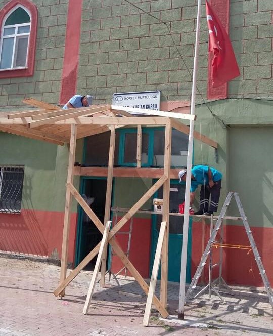 Krfez Belediyesi badethanelere Desteini Srdryor
