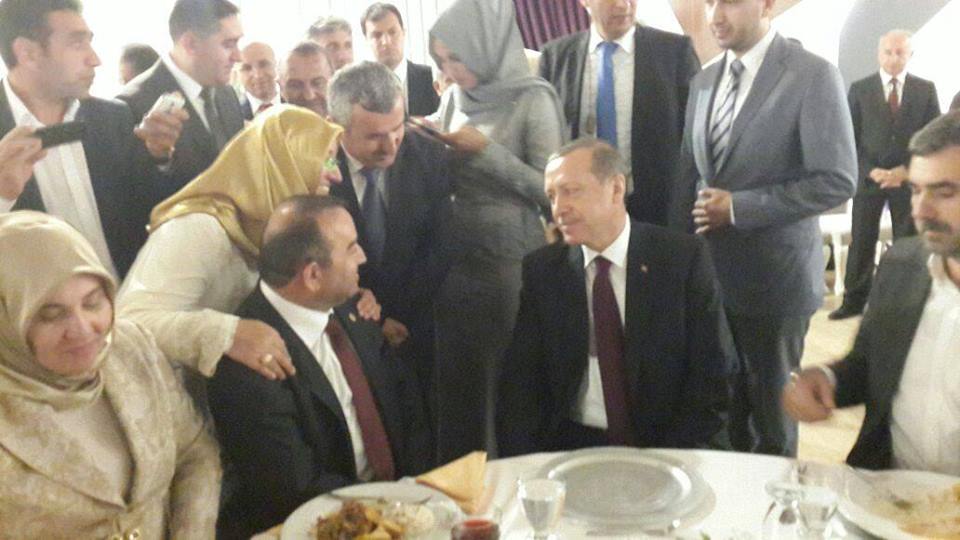Bakan Baran ve Cumhurbakan Recep Tayyip Erdoan Nikah Treninde Bulutu