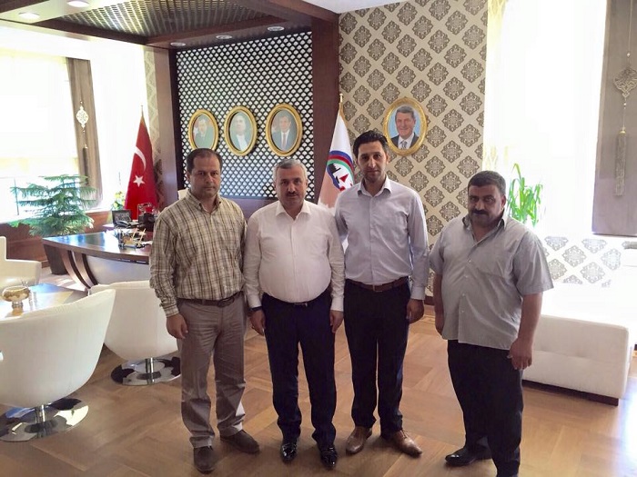 Ba�kan Baran Pazarc�lar Odas�n� A��rlad�