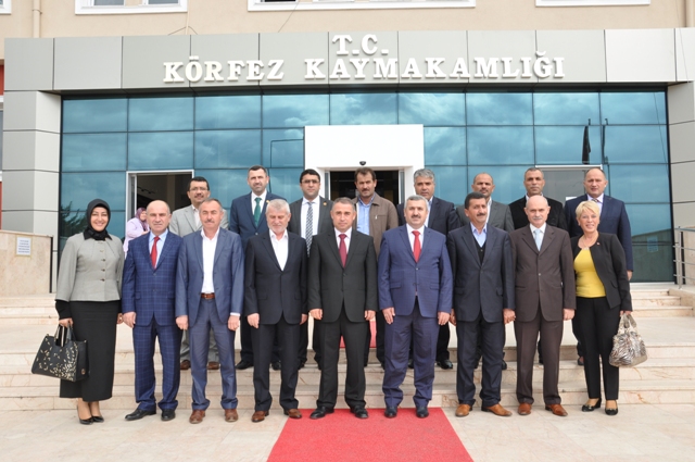 Bakan Baran, Krfezin Yeni Kaymakam Hasan Hseyin Can Ziyaret Etti