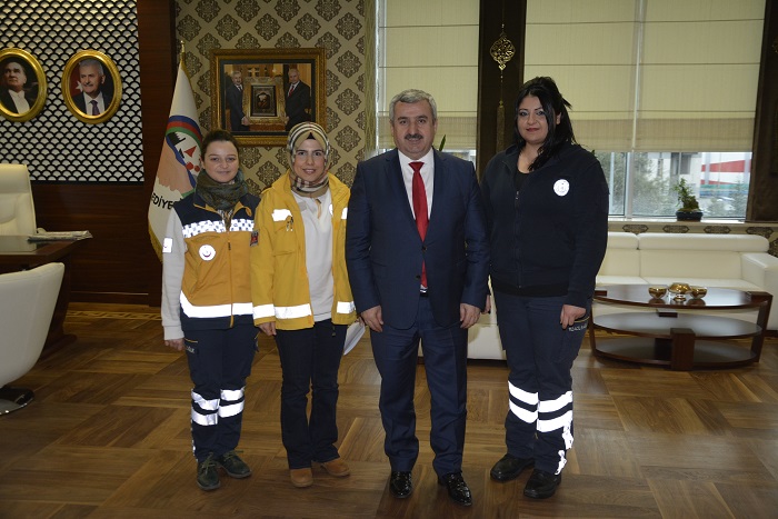 112 Salk alanlar Bakan Baran Ziyaret Etti
