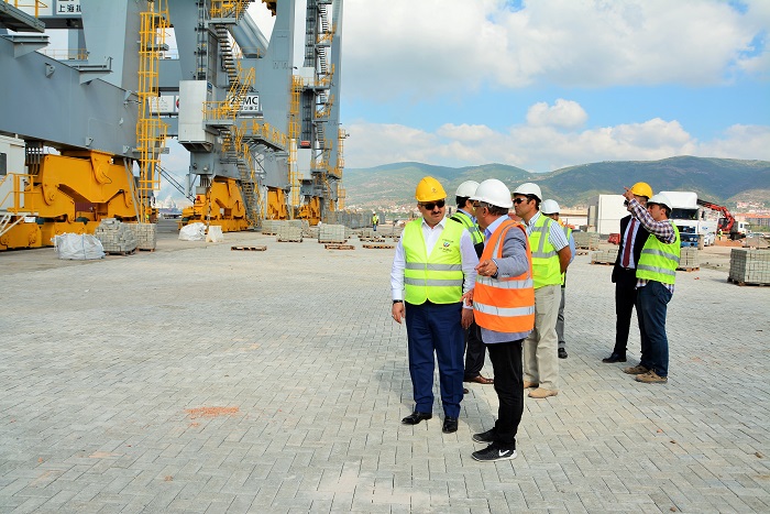 Ba�kan Baran DP World Yar�mca Liman�n� Ziyaret Etti