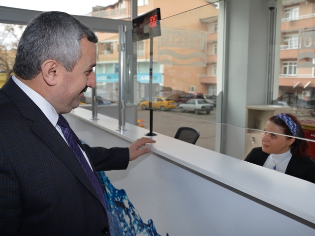 Bakan Baran SUnun Yeni Hizmet Binasn Ziyaret Etti