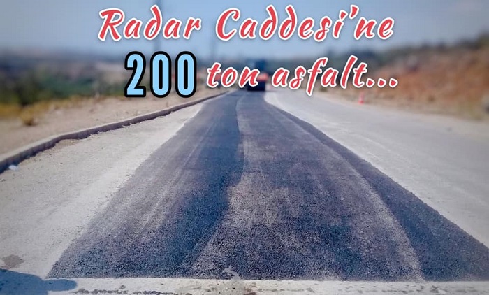 Radar Caddesine 200 Ton Asfalt