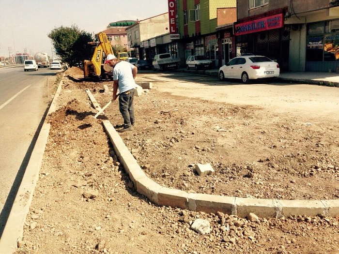 Eref Bitlis Caddesinde Kaldrmlar Yenileniyor
