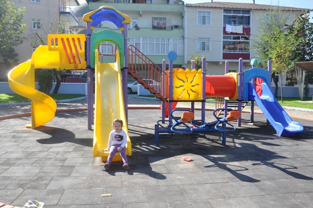 Krfezde Park Bahe Bakm Onarm almalar Sryor