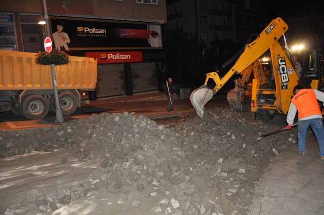 Aadere Caddesi Yenileniyor