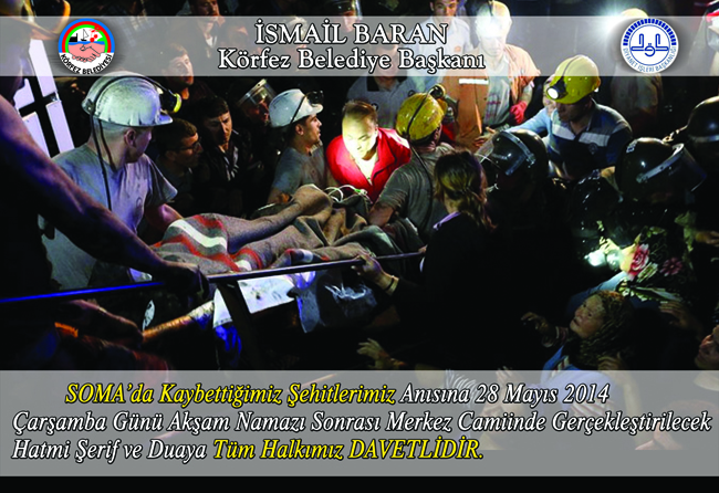 Krfez Belediyesi, Soma ehitlerini Anyor