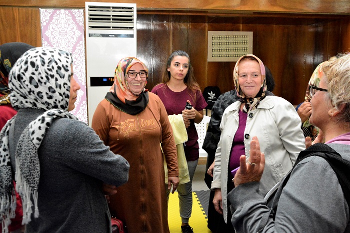 Bilge Barandan Spor Yapan Kadnlara Ziyaret