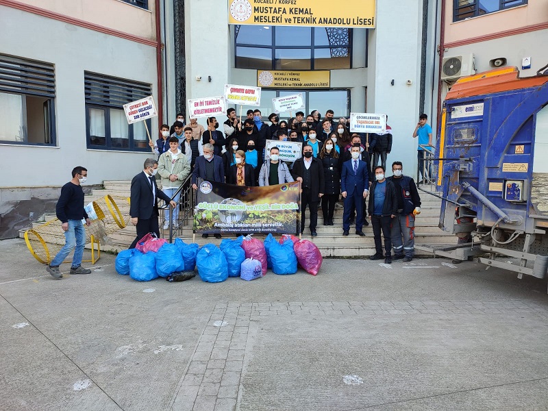rencilerden 300 kilo plastik atk