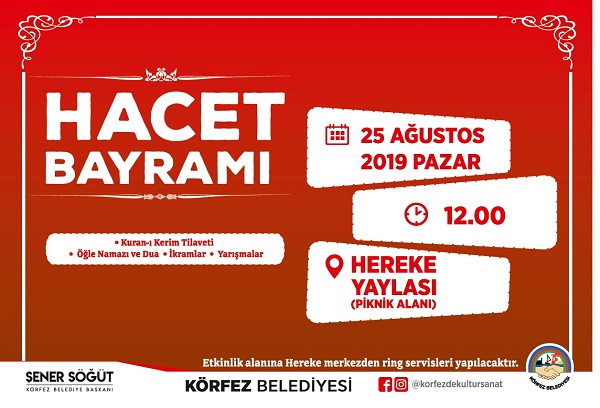Hacet Bayram 25 Austosta