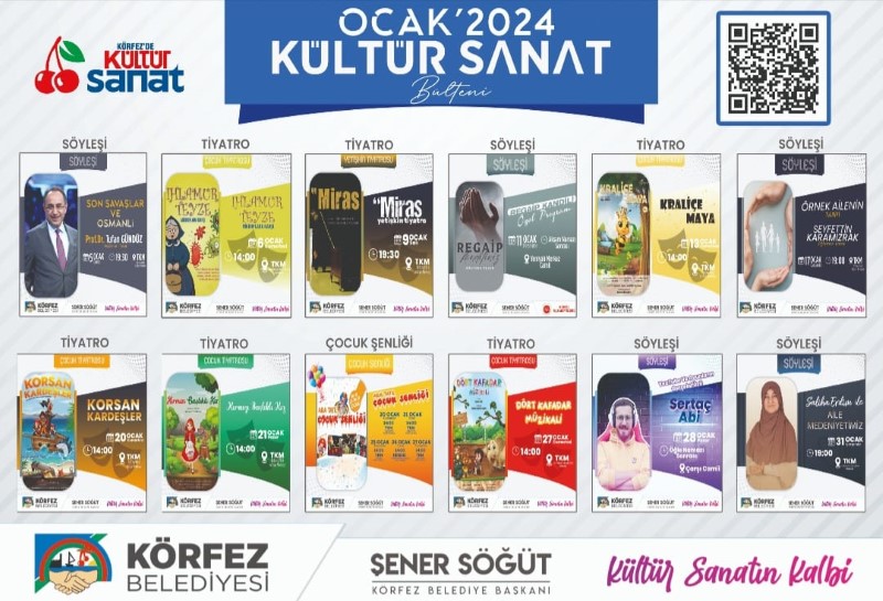 Krfez!de Ocak Ay Kltr Sanat Dolu