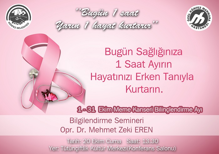 Krfez Belediyesinden Meme Kanseri Seminerine Davet 