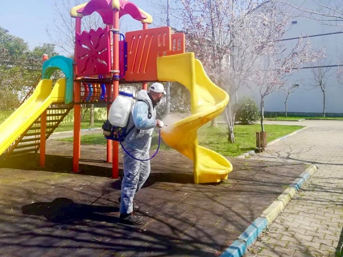 Oyun Gruplar Dezenfekte Ediliyor