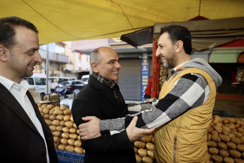 Bakan Stten Perembe Pazar Ziyareti