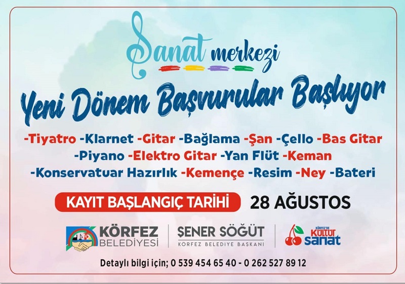 Krfez Sanat Merkezinde yeni dnem balyor