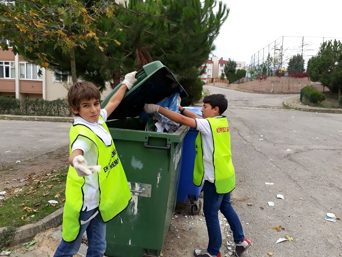 Krfezli Minik renciler Temizlik Gzeldir Dedi