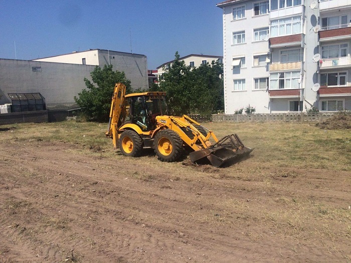 Otlar temizlendi sar kum dkld