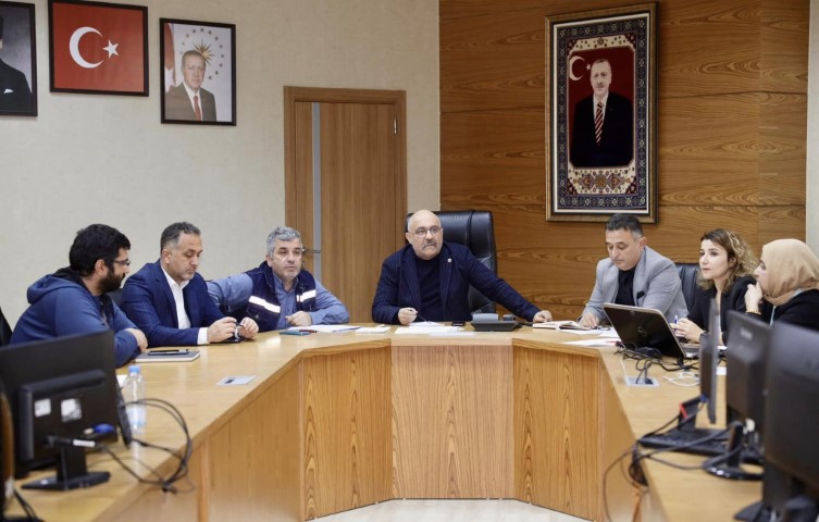 Krfez Belediyesinde  Sal ve Gvenlii Toplants Gerekletirildi
