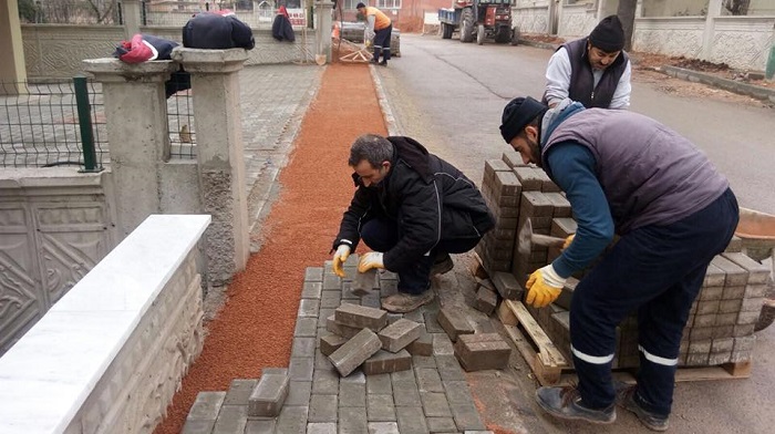 Krfezde Bozulan Kaldrmlara Mdahale